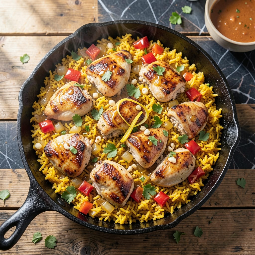 Chicken and Yellow Rice Casserole Recipe: One-Dish Family Favorite