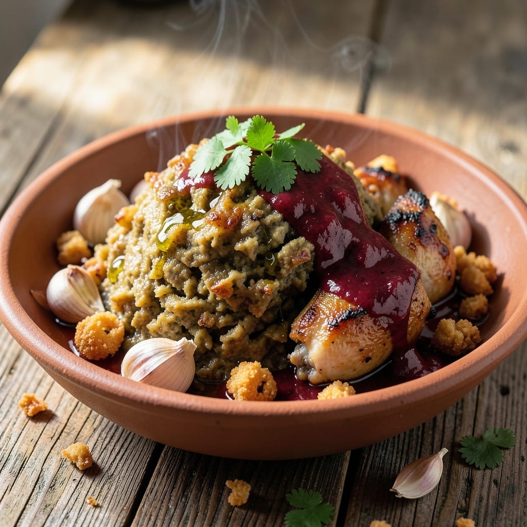 Chicken Mofongo Recipe: Puerto Rican Mashed Plantain Delight Chicken Mofongo Recipe: Puerto Rican Mashed Plantain Delight