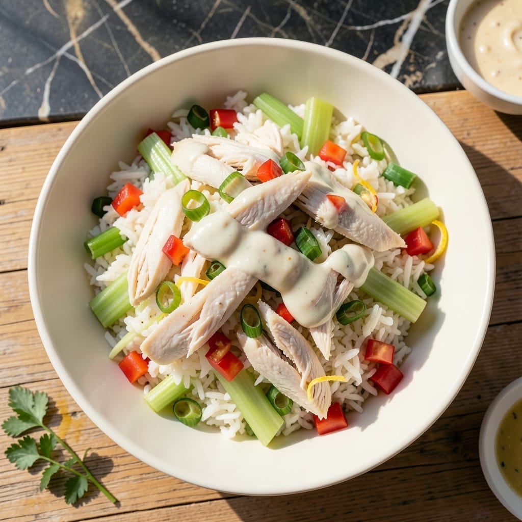 Cold Chicken and Rice Salad Recipe: Refreshing Meal-Prep Lunch