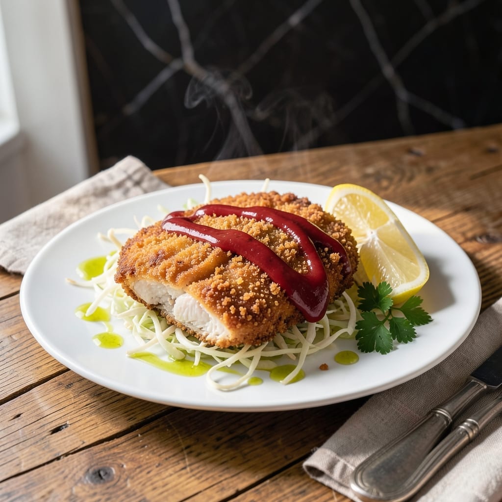 Baked Chicken Katsu Recipe: Double Crispy Panko Crunch Baked Chicken Katsu Recipe: Double Crispy Panko Crunch