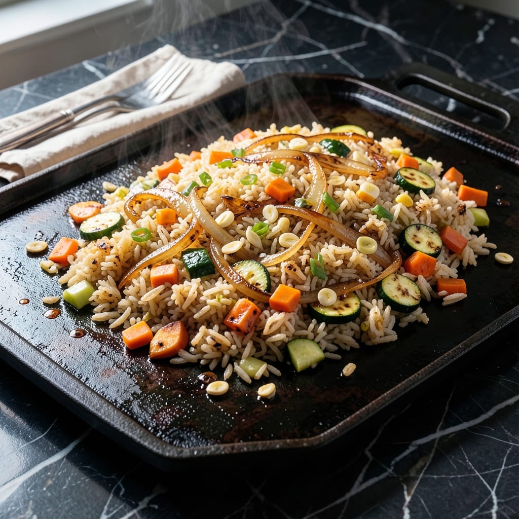 Hibachi Fried Rice Recipe Blackstone: Smoky Wok-Style Flavor on the Griddle Hibachi Fried Rice Recipe Blackstone: Smoky Wok-Style Flavor on the Griddle
