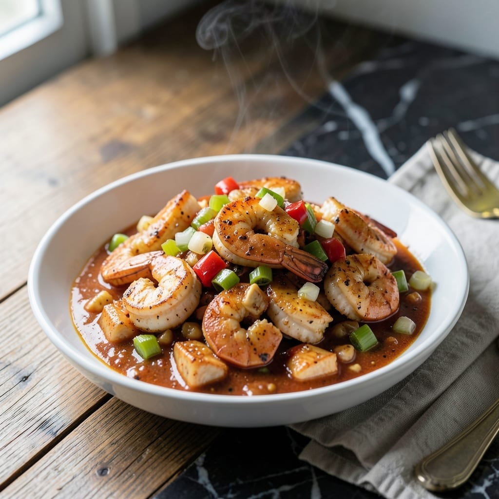 Shrimp and Chicken Creole Recipe: Bold Cajun Spice in Every Bite
