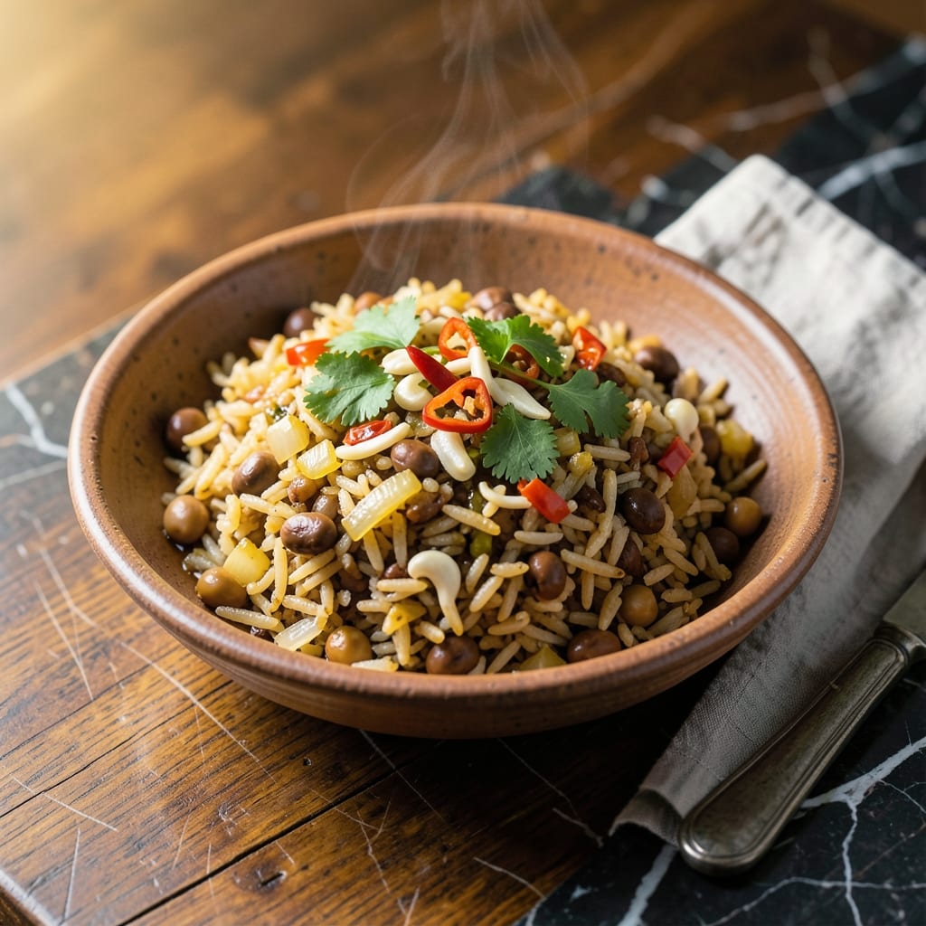 Fried Rice Recipe Guyana: Caribbean Spice With Pigeon Peas