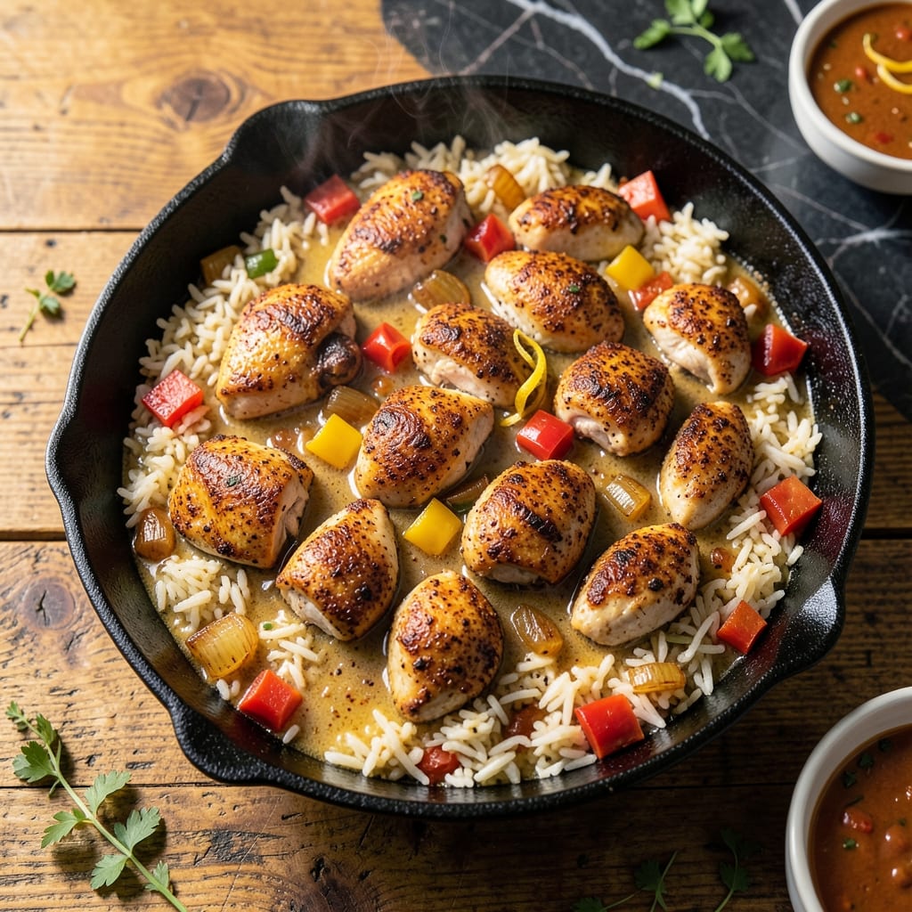 Cajun Chicken and Rice Casserole Recipe: Spicy Louisiana Flavor Baked to Perfection