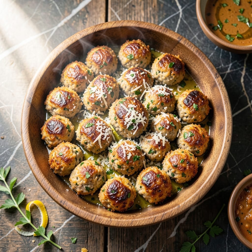 Chicken Meat Ball Recipe: Bite-Sized Savory Delights with Herbal Depth Chicken Meat Ball Recipe: Bite-Sized Savory Delights with Herbal Depth