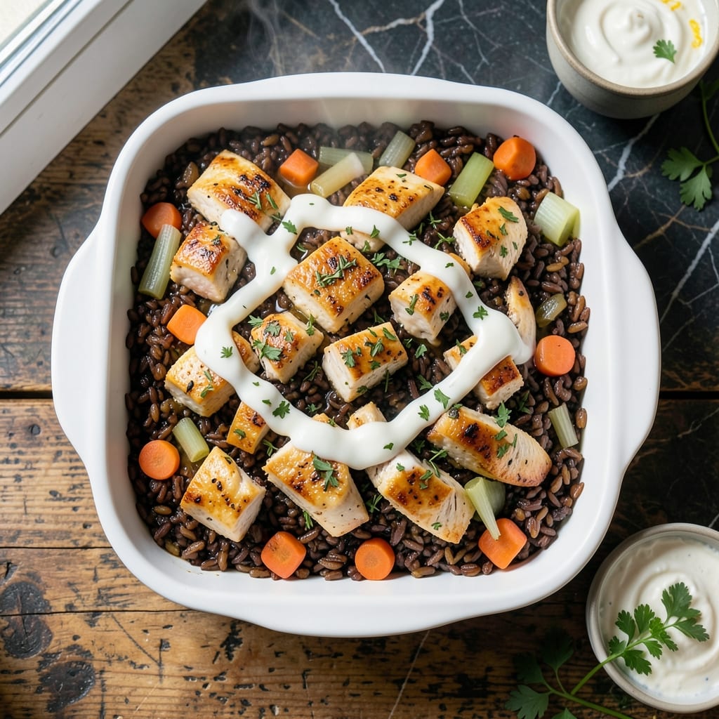 Healthy Chicken and Wild Rice Casserole Recipe: Wholesome Bake With Nutty Grains