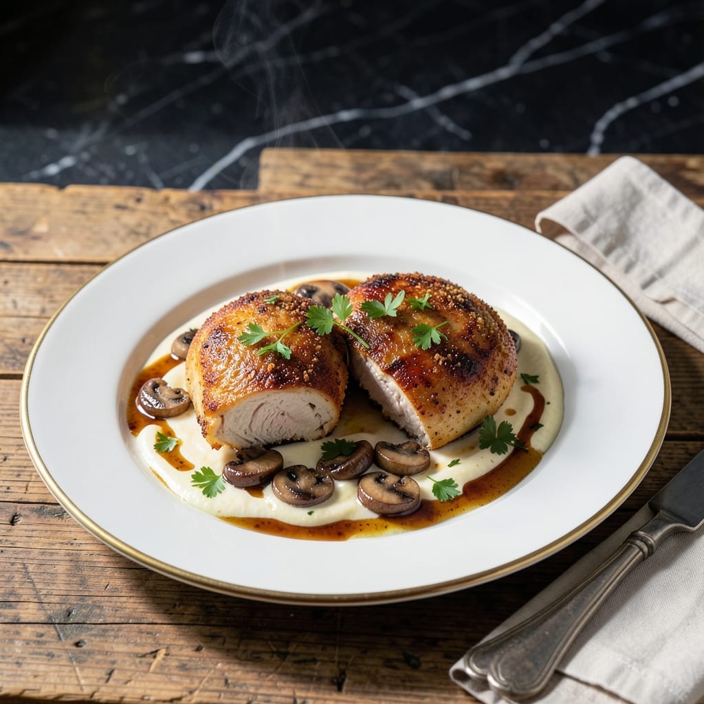 Irish Chicken Recipe: Whiskey-Cream Pan Sauce with Herbs