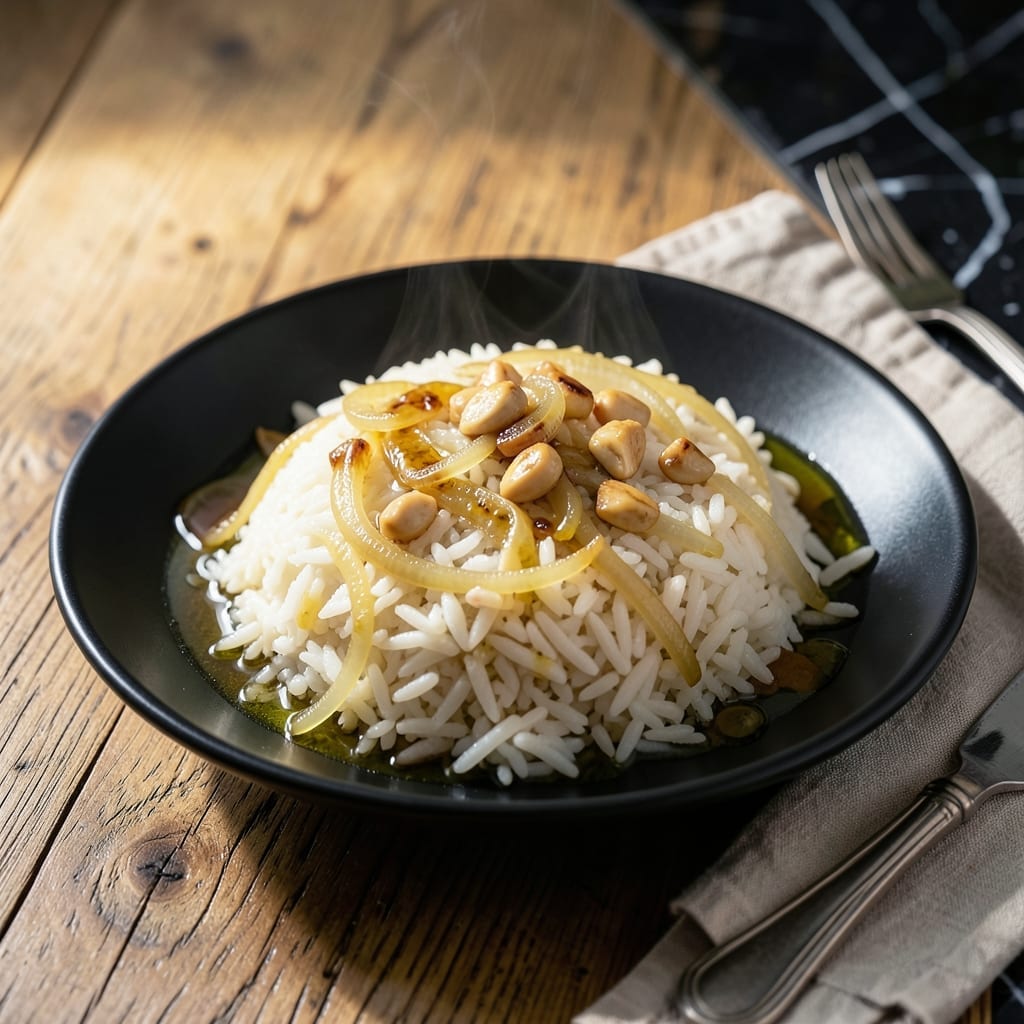Garlic White Rice Recipe: Aromatic Grains With Every Bite