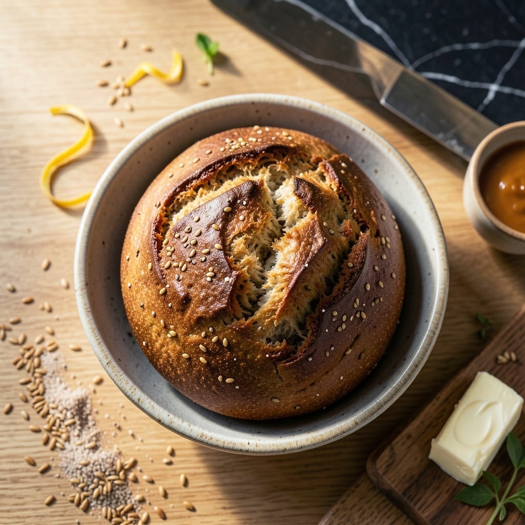 Gluten Free Brown Rice Bread Recipe: Dense and Nutty Homemade Loaf