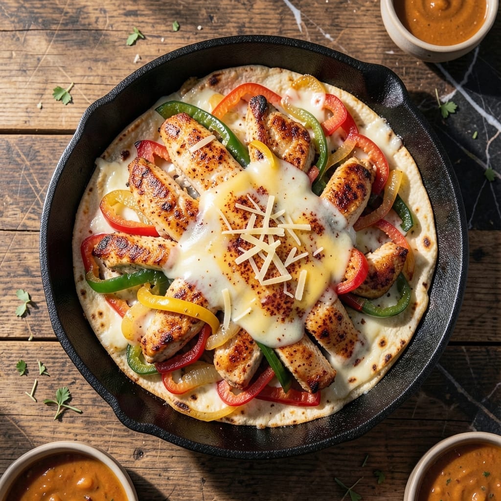 Chicken Fajita Quesadilla Recipe: Spiced And Cheesy Handheld Feast