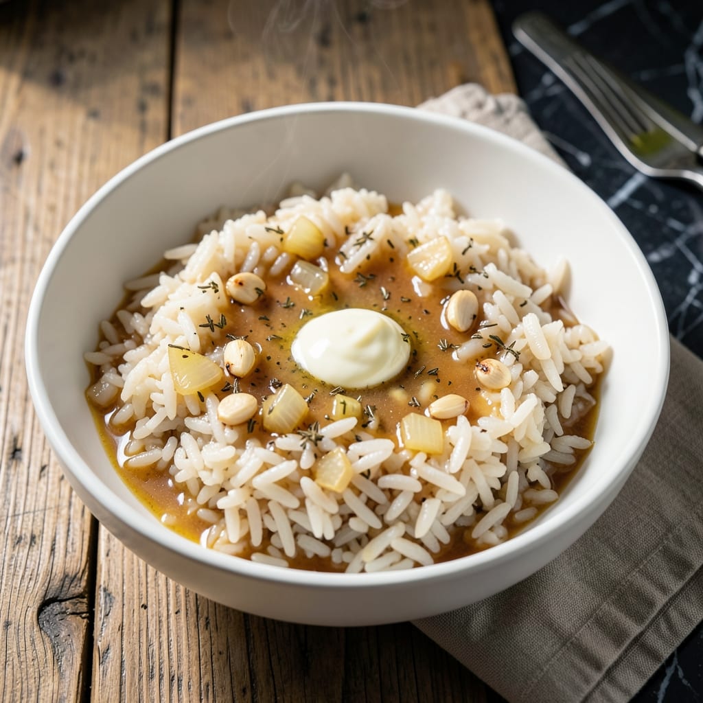Chicken Flavored Rice Recipe With Chicken Broth: Savory Grains Infused With Rich Depth