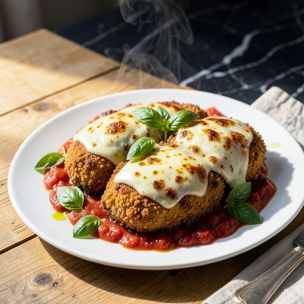 Grilled Chicken Parmigiana Recipe: Crispy Cutlets With Melted Mozzarella
