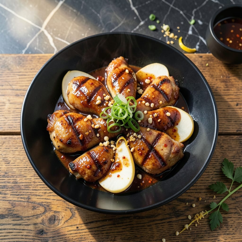 Chicken Galbi Recipe: Korean BBQ Sweet and Savory Grilled Ribs Chicken Galbi Recipe: Korean BBQ Sweet and Savory Grilled Ribs