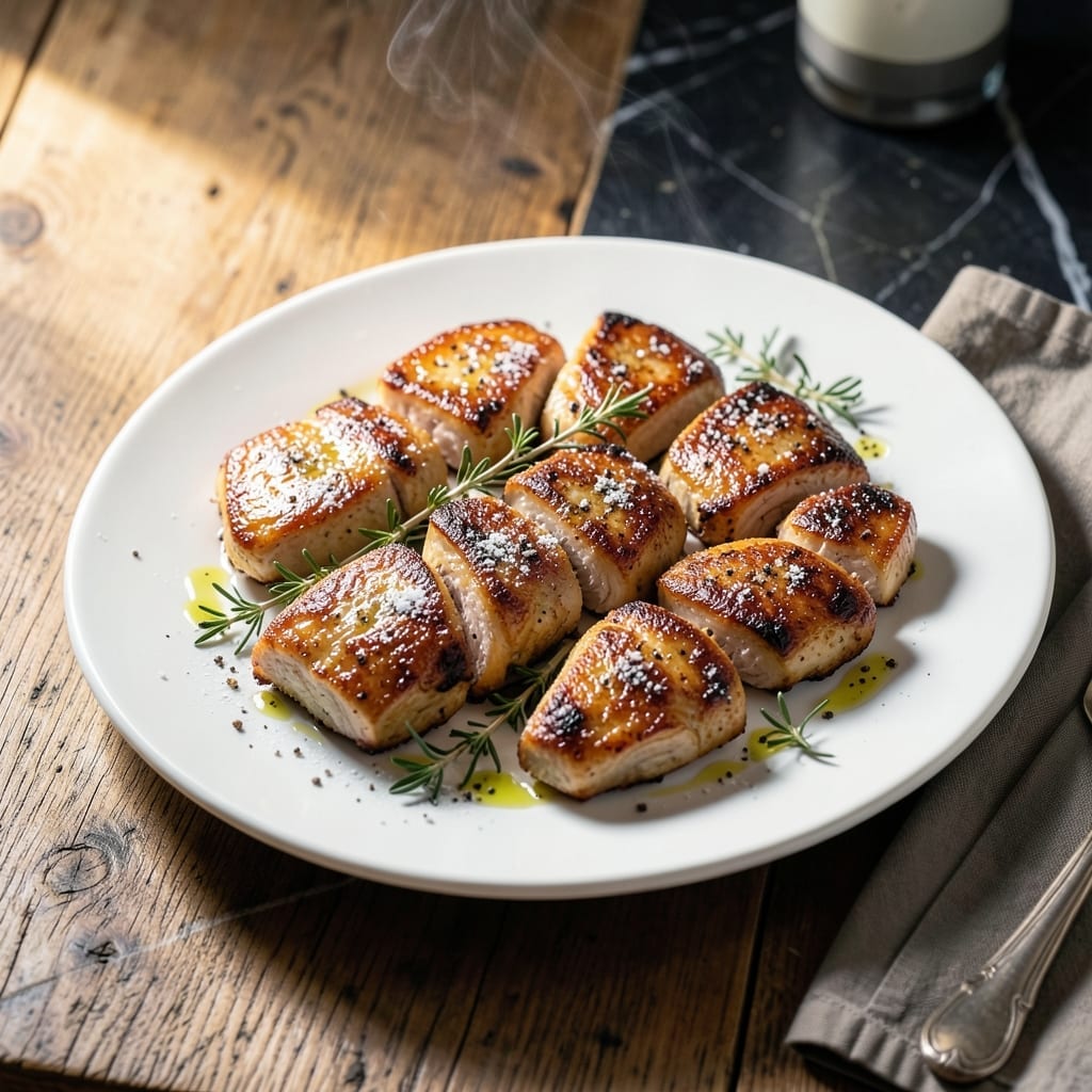 Chicken Medallions Recipe: Bite-Sized Elegance With Garlic-Herb Butter