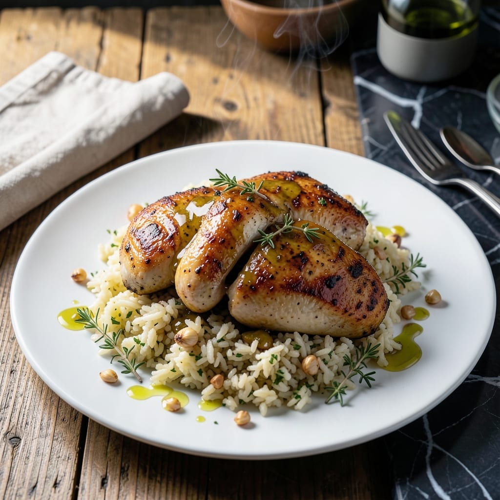 Baked Chicken and Cauliflower Rice Recipe: One-Sheet Savory Harmony