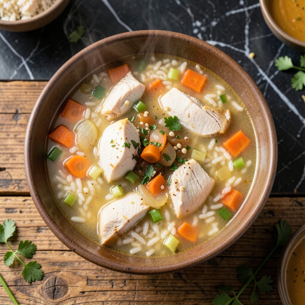 Panera Bread Chicken and Rice Soup Recipe: Copycat Bowl of Cozy Goodness Panera Bread Chicken and Rice Soup Recipe: Copycat Bowl of Cozy Goodness