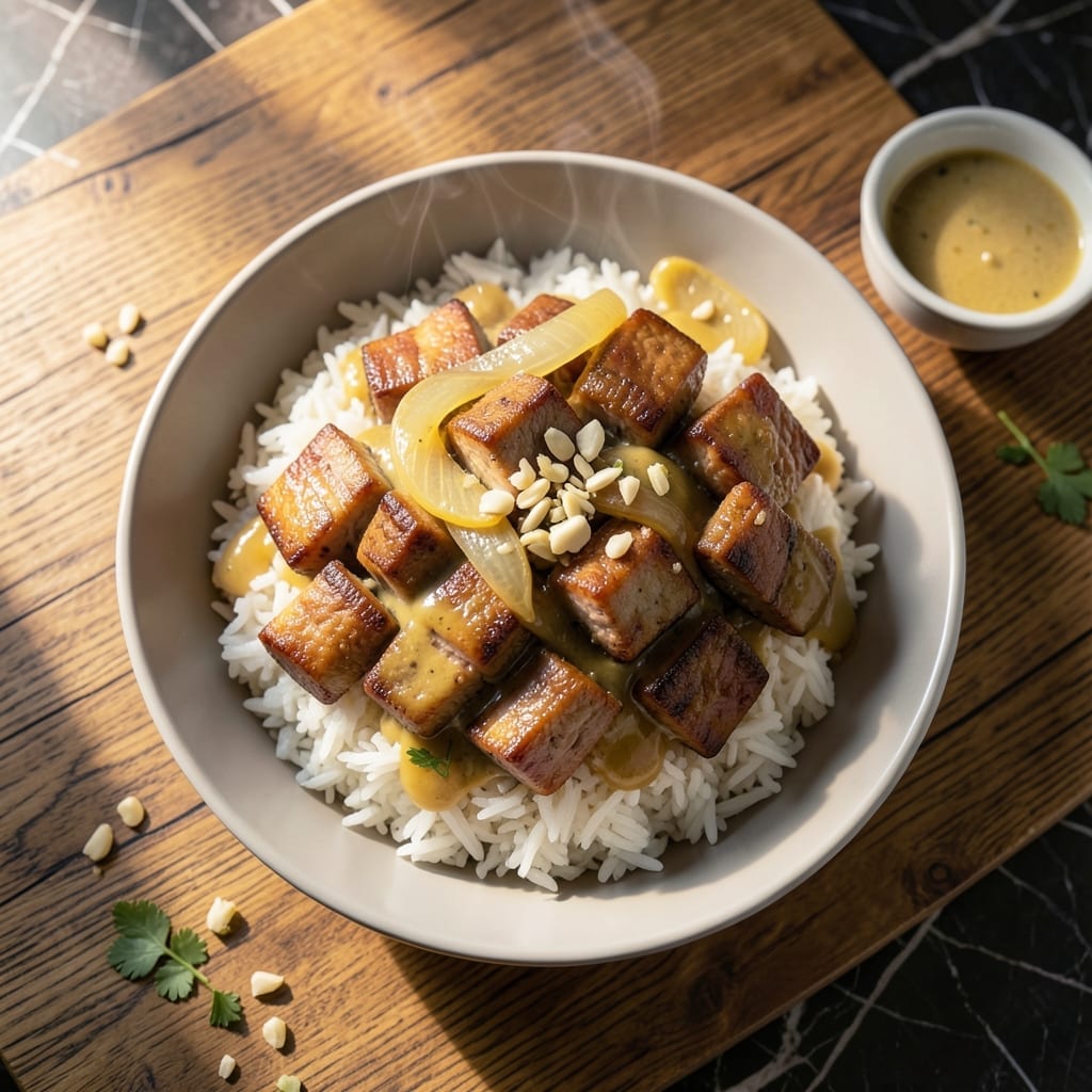 Ham Curry Rice Recipe: Spiced Coconut Infusion Over Fluffy Grains Ham Curry Rice Recipe: Spiced Coconut Infusion Over Fluffy Grains