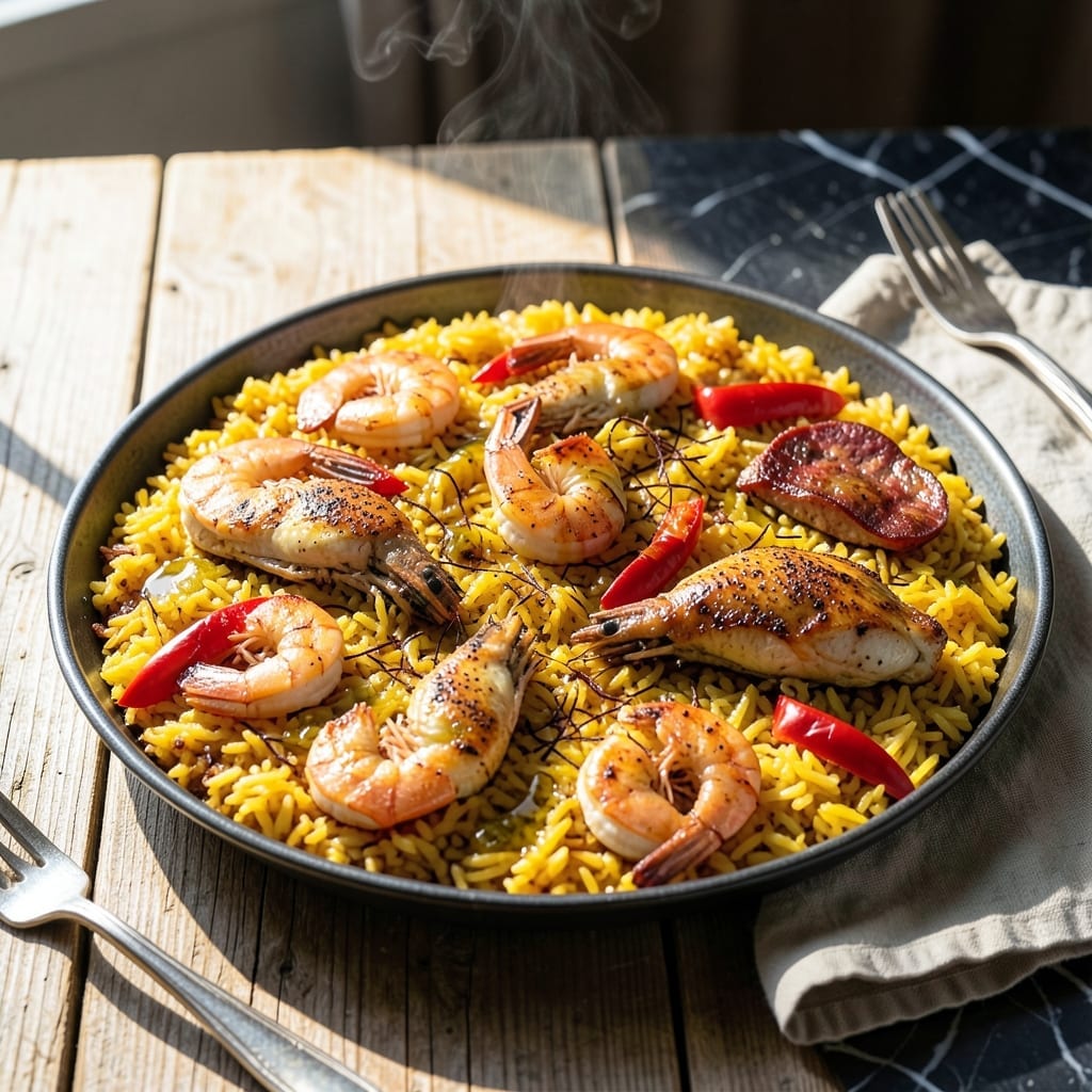 Goya Yellow Rice Paella Recipe: Saffron-Infused Spanish Tradition in One Pan