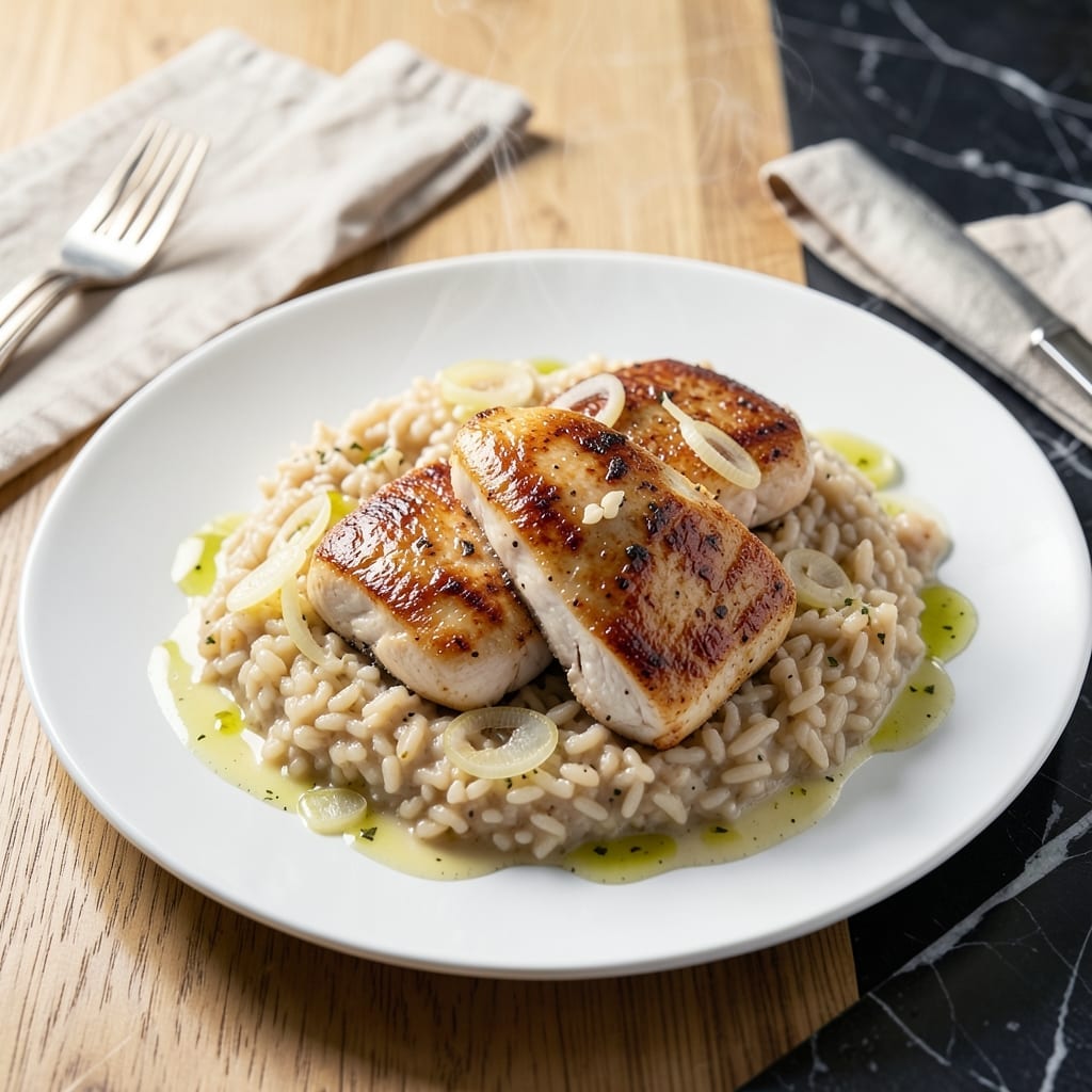 Arborio Rice and Chicken Recipe: Creamy Risotto with Tender Bites Arborio Rice and Chicken Recipe: Creamy Risotto with Tender Bites
