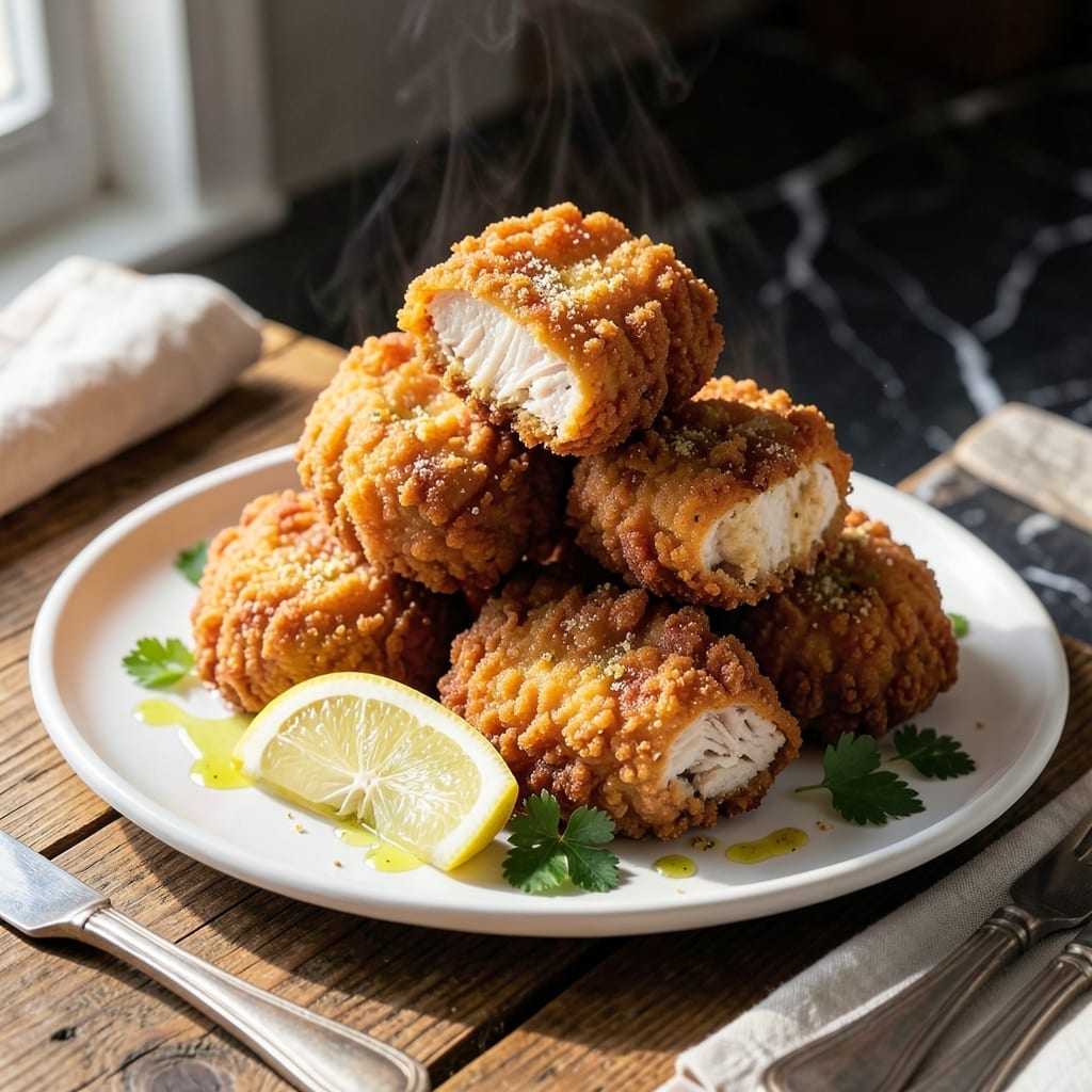 Chicken Fritters Recipe: Crispy Bites With Juicy Centers Chicken Fritters Recipe: Crispy Bites With Juicy Centers