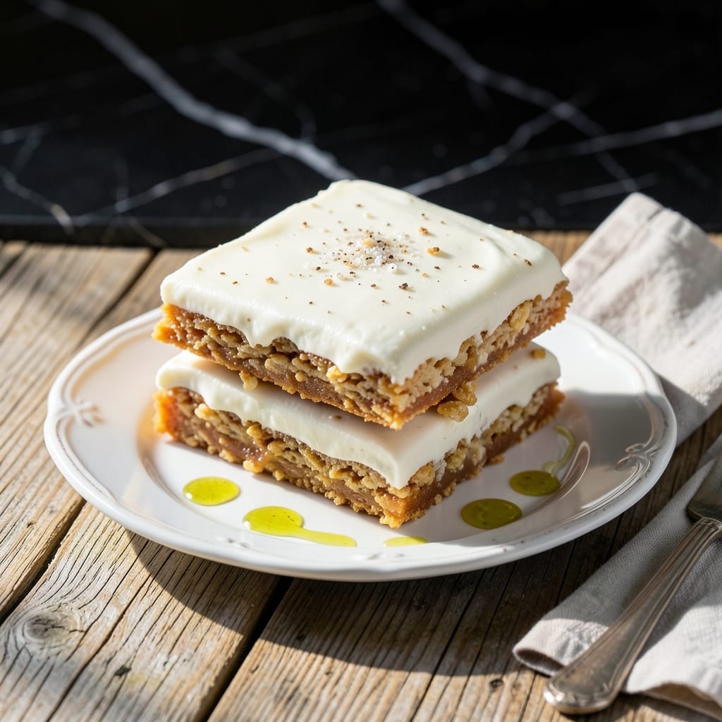Frosted Rice Krispie Treats Recipe: Marshmallow Clouds With Crunchy Bite