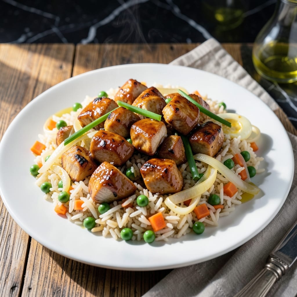 BBQ Chicken Fried Rice Recipe: Smoky Wok-Charred Perfection