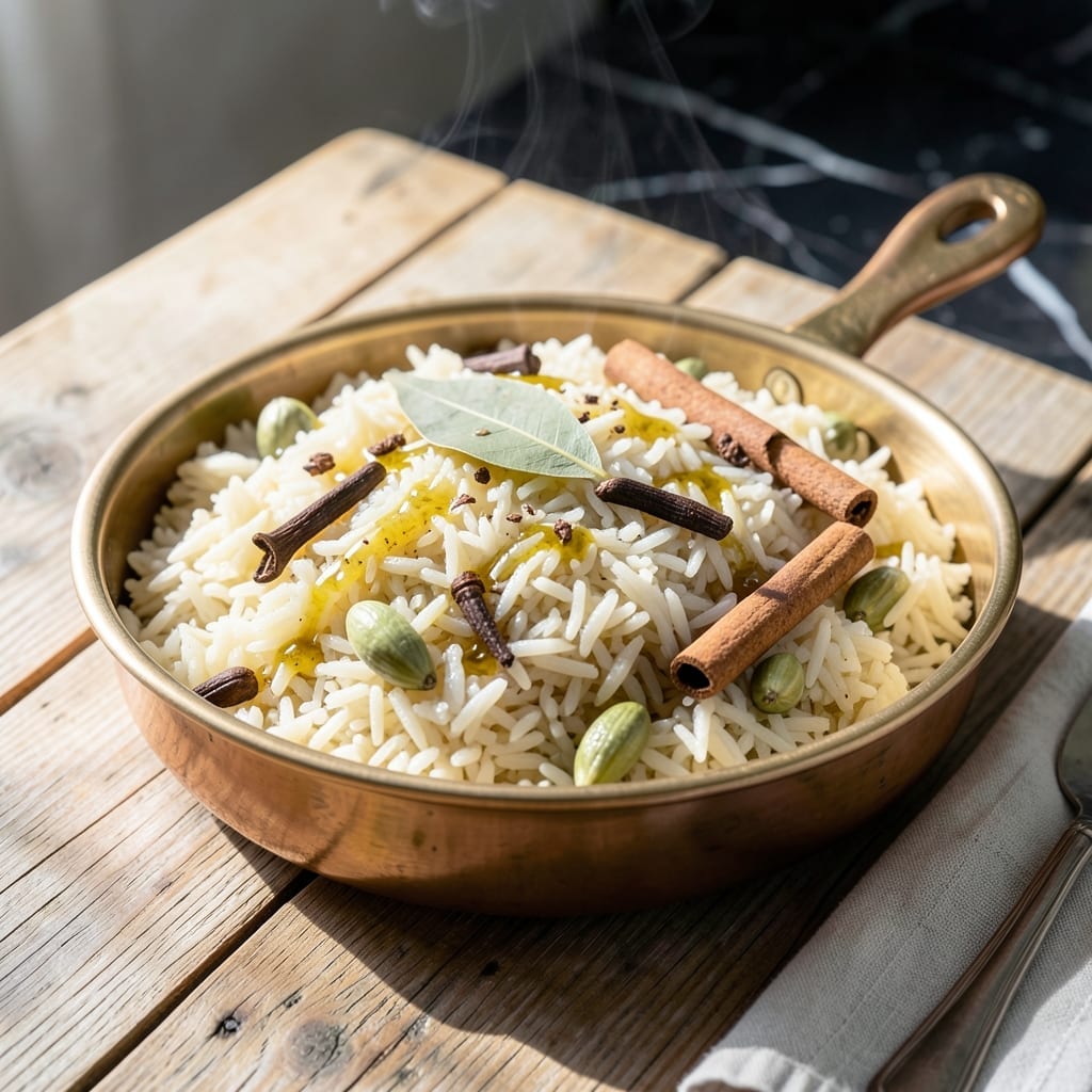 Pulao Rice Recipe: Aromatic Basmati With Toasted Spices