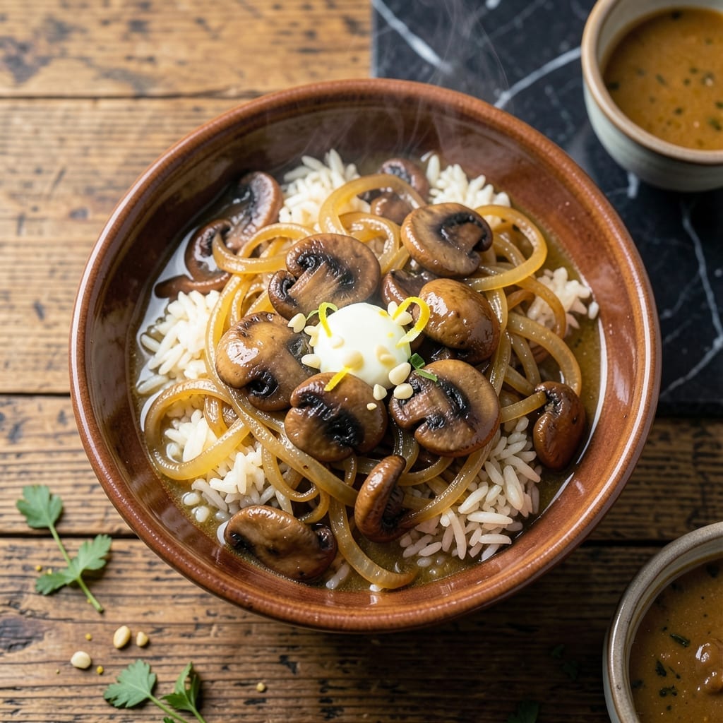 Mushroom Rice Recipe French Onion Soup: Umami-Packed Bowl of Savory Depth Mushroom Rice Recipe French Onion Soup: Umami-Packed Bowl of Savory Depth