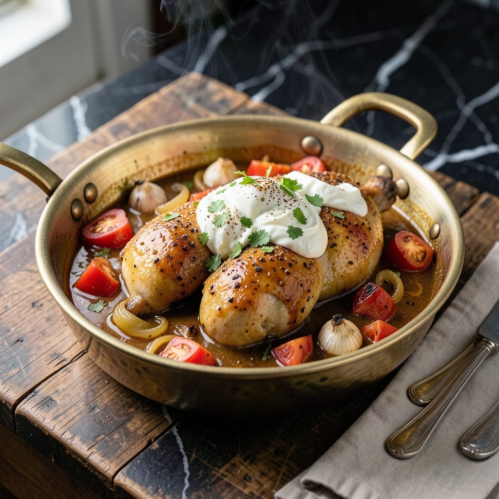 Chicken Handi Recipe: Pakistani-Style Creamy Curry With Tender Chicken Chicken Handi Recipe: Pakistani-Style Creamy Curry With Tender Chicken