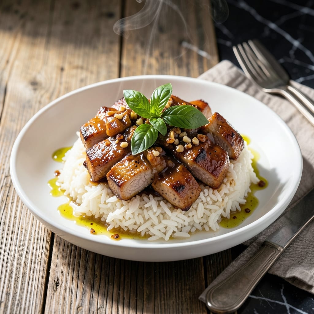 Basil Pork Rice Recipe: Fragrant Herb-Infused One-Pot Meal Basil Pork Rice Recipe: Fragrant Herb-Infused One-Pot Meal