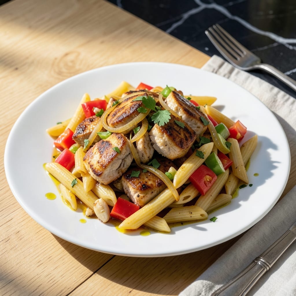 Chicken Veg Pasta Recipe: Garden-Fresh One-Pot Meal
