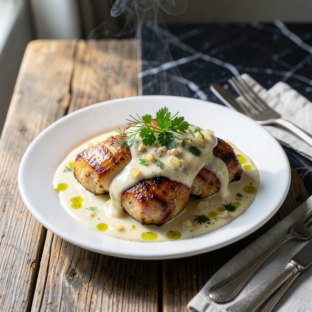 Montenegrin Chicken Recipe: Balkan-Inspired Herb and Cream Sauce