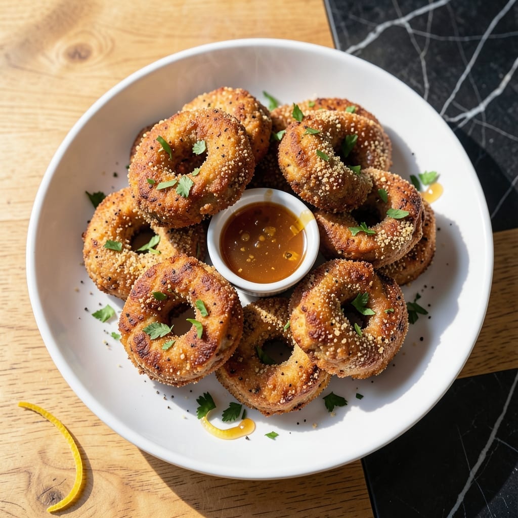 Chicken Donuts Recipe: Crispy Bites With Savory Spiced Glaze Chicken Donuts Recipe: Crispy Bites With Savory Spiced Glaze