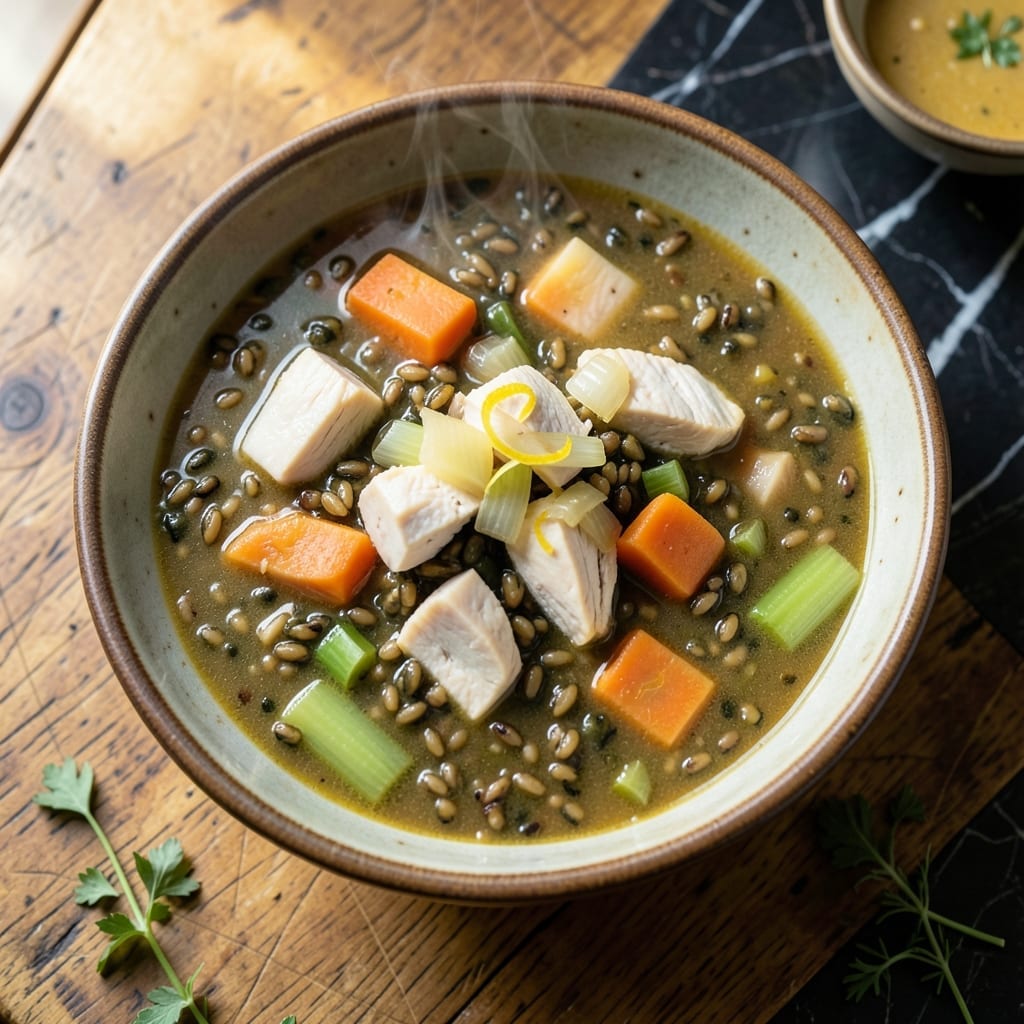Grizzly's Wild Rice Soup Recipe: Rustic and Earthy Bowl of Warmth