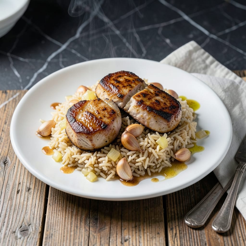 Pork Chop and Rice Instant Pot Recipe: Juicy Chops With Fragrant Jasmine Rice Pork Chop and Rice Instant Pot Recipe: Juicy Chops With Fragrant Jasmine Rice