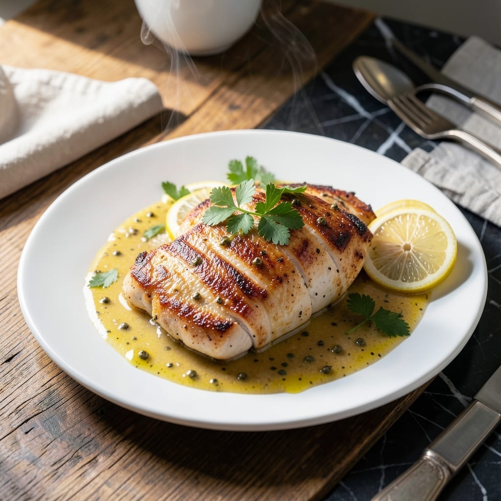 Chicken Picatta Recipe: Lemon-Caper Sauce With Tender Cutlets Chicken Picatta Recipe: Lemon-Caper Sauce With Tender Cutlets