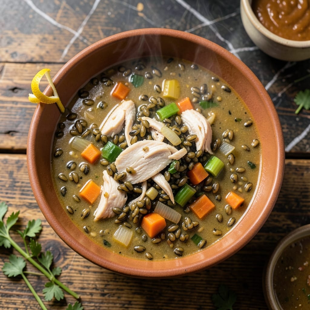 Crockpot Wild Rice Soup Recipe: Savory Broth with Earthy Grains