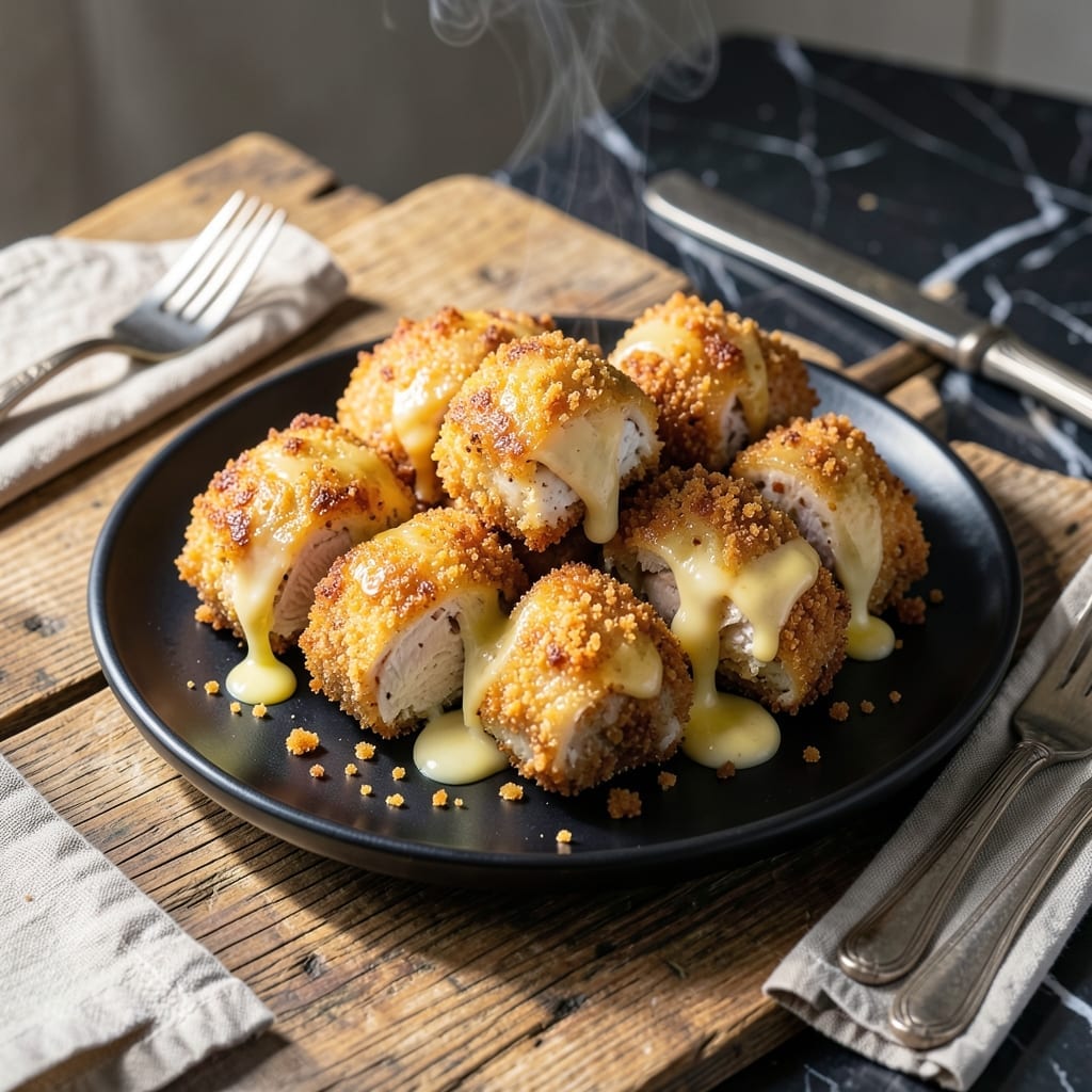 Chicken Poppers Recipe: Crispy Cheese-Filled Bites Chicken Poppers Recipe: Crispy Cheese-Filled Bites