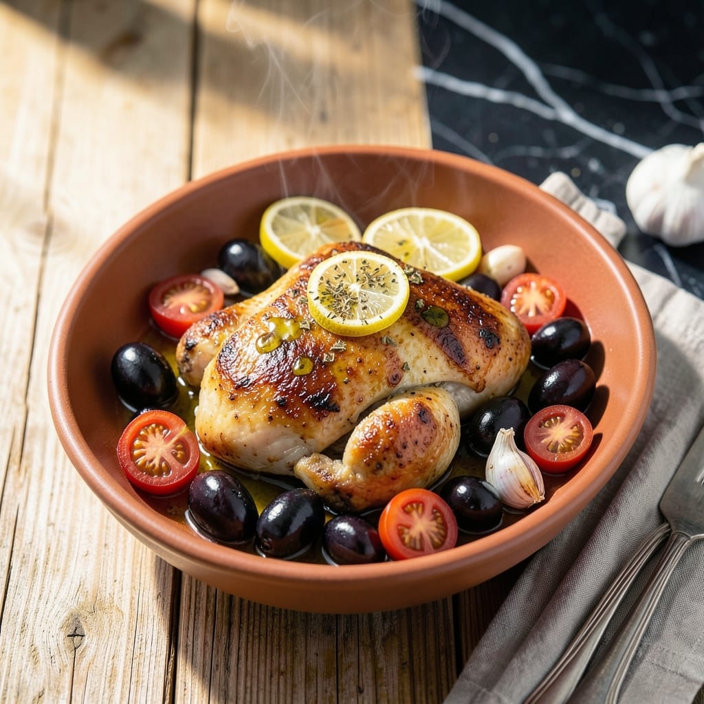 Mediterranean Chicken Crockpot Recipe: Hands-Off Herb and Lemon Infusion