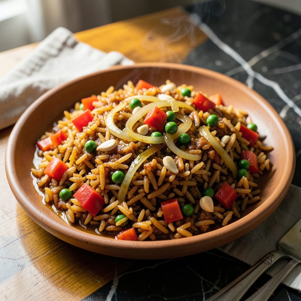 Guayanese Spanish Rice Recipe: Caribbean Spice With Peas and Peppers