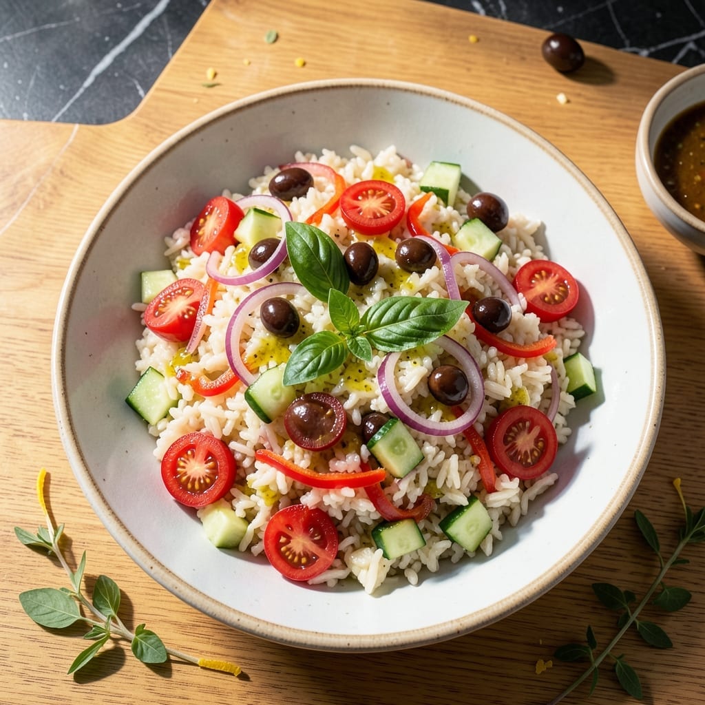 Italian Cold Rice Salad Recipe: Mediterranean Freshness in Every Bite Italian Cold Rice Salad Recipe: Mediterranean Freshness in Every Bite