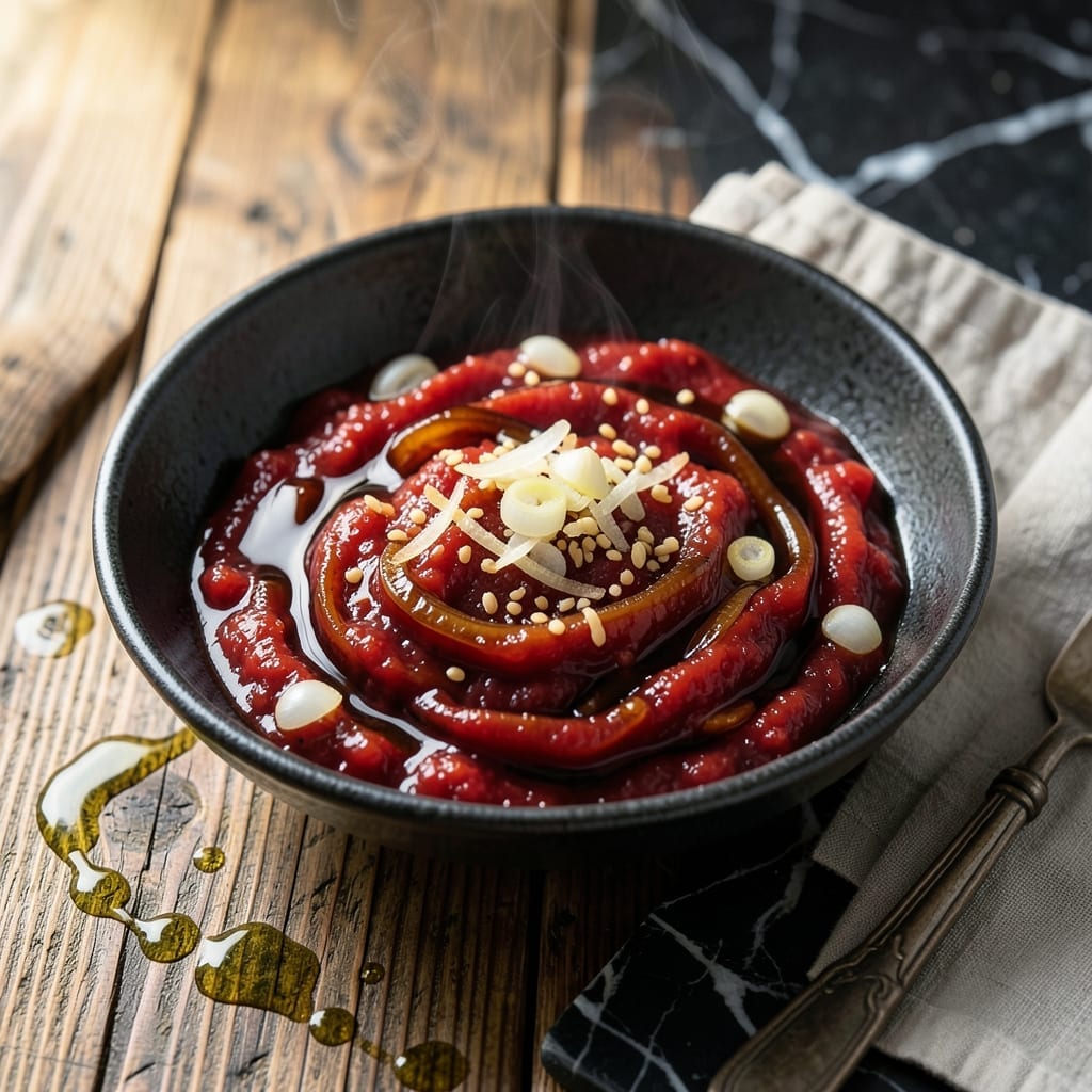 Korean Spicy Rice Cake Sauce Recipe: Bold Gochujang-Powered Drizzle