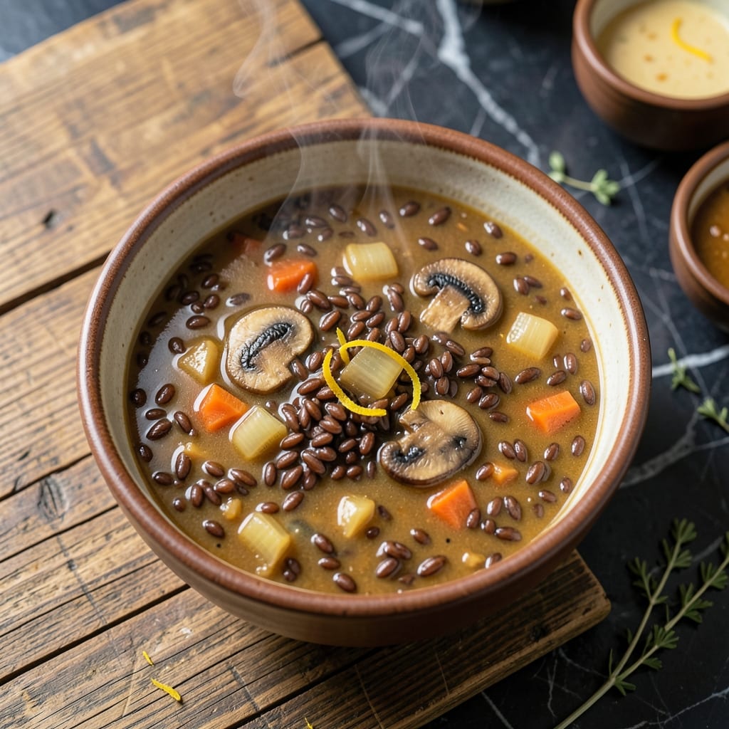 Cozy Autumn Wild Rice Soup Recipe: Earthy Grains in Rich Broth