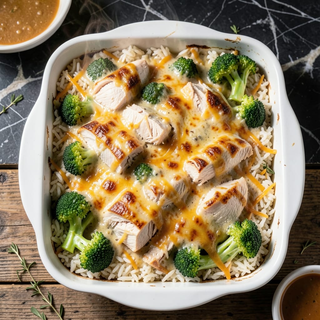 Campbell's Chicken Rice and Broccoli Casserole Recipe: Creamy One-Dish Family Favorite