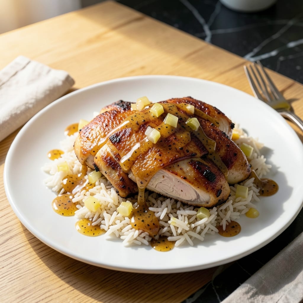 Honey Mustard Chicken and Rice Recipe: Sweet and Tangy One-Pan Meal Honey Mustard Chicken and Rice Recipe: Sweet and Tangy One-Pan Meal