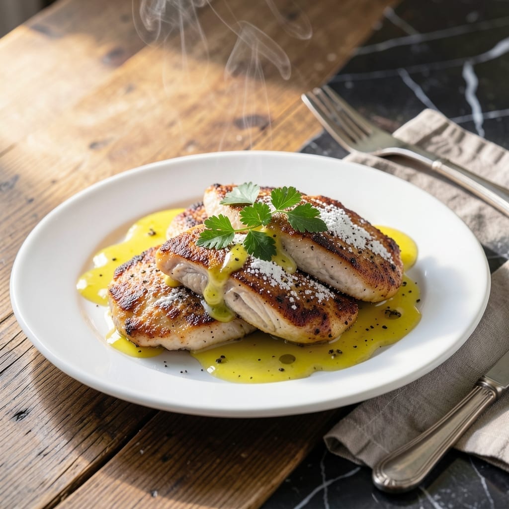 Classic Chicken Piccata Recipe: Lemon-Caper Sauce With Butter Finish Classic Chicken Piccata Recipe: Lemon-Caper Sauce With Butter Finish