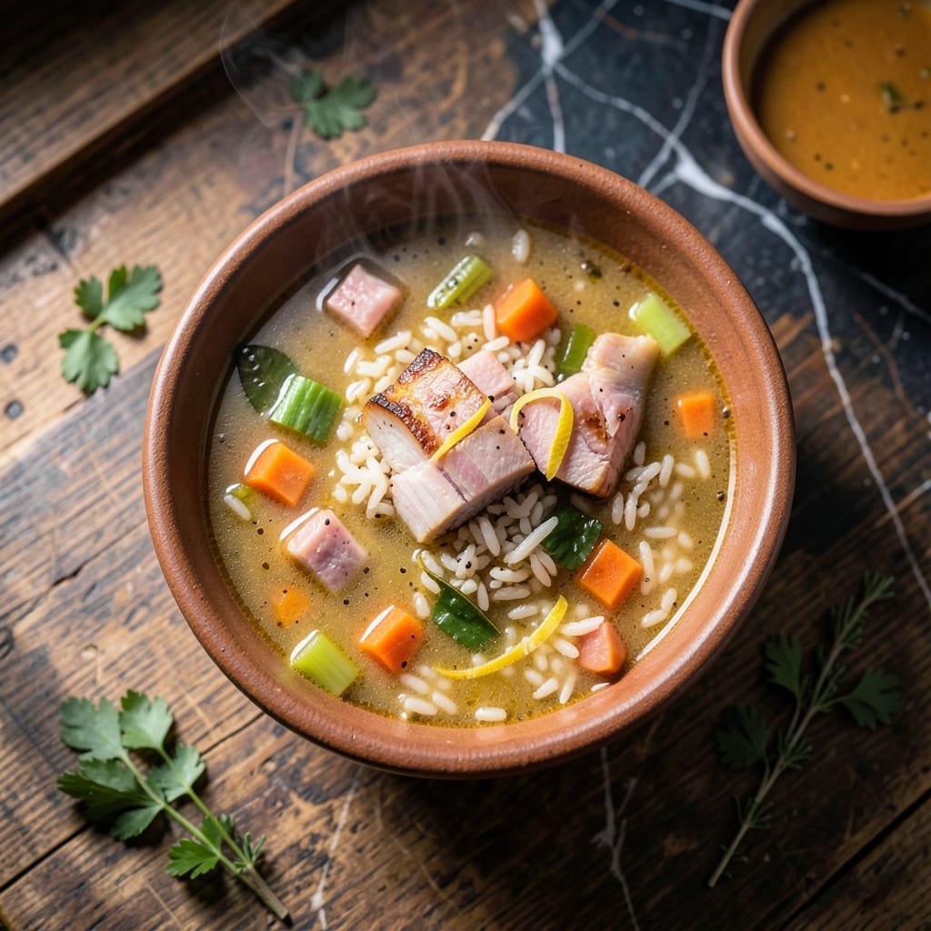 Ham And Rice Soup Recipe: Hearty Broth With Savory Depth