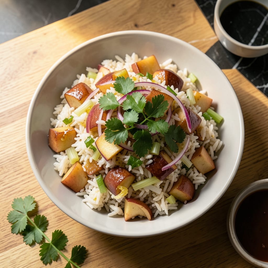 Apple Rice Salad Recipe: Crunchy Orchard Medley in Minutes Apple Rice Salad Recipe: Crunchy Orchard Medley in Minutes