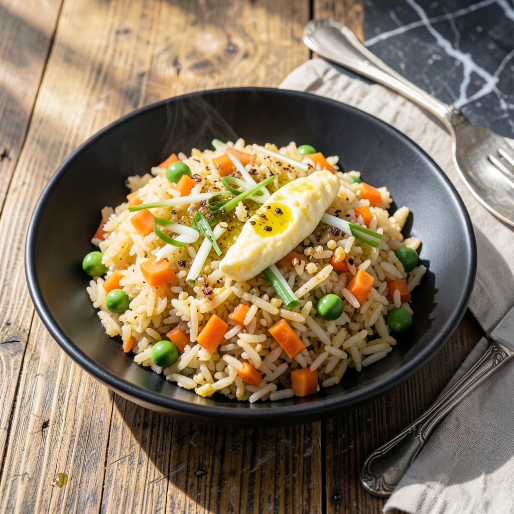 Easy Fried Rice Recipe: Quick Weeknight Meal With Garden Veggies Easy Fried Rice Recipe: Quick Weeknight Meal With Garden Veggies