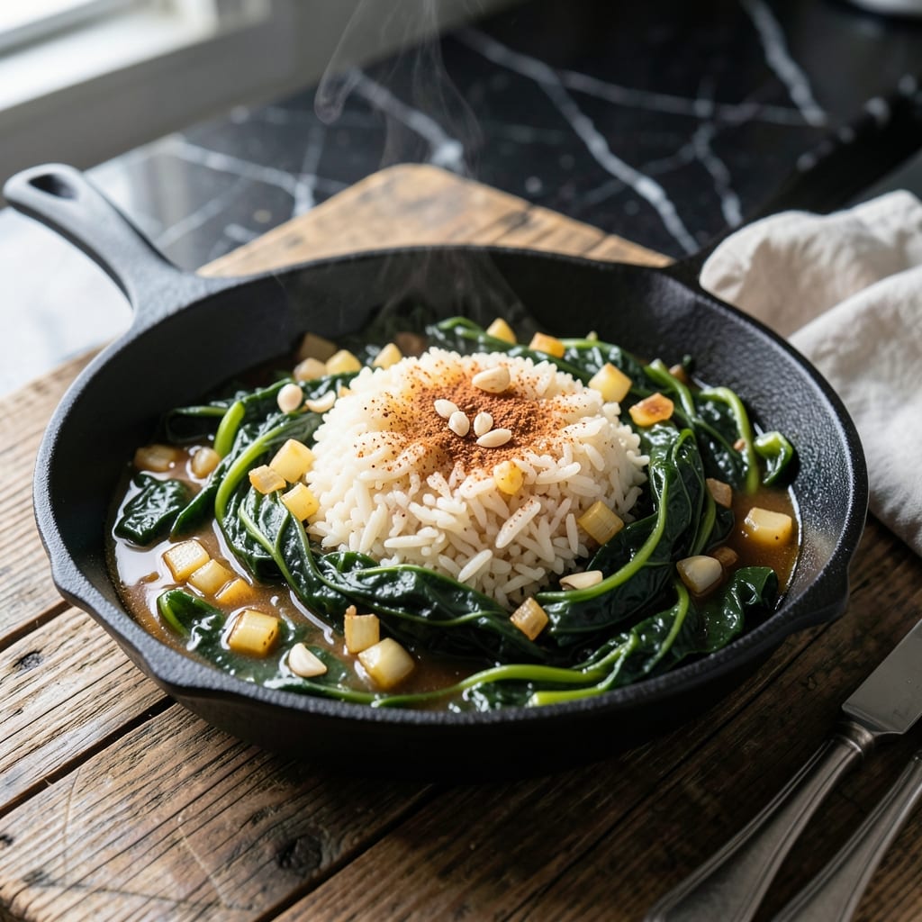 Song of the South Collard Greens and Rice Recipe: Soul-Warming Southern Tradition